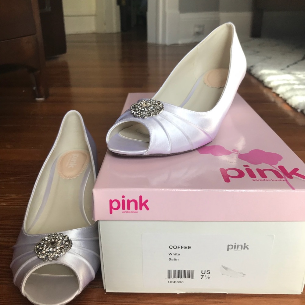 Pink Paradox Open Toe Wedge